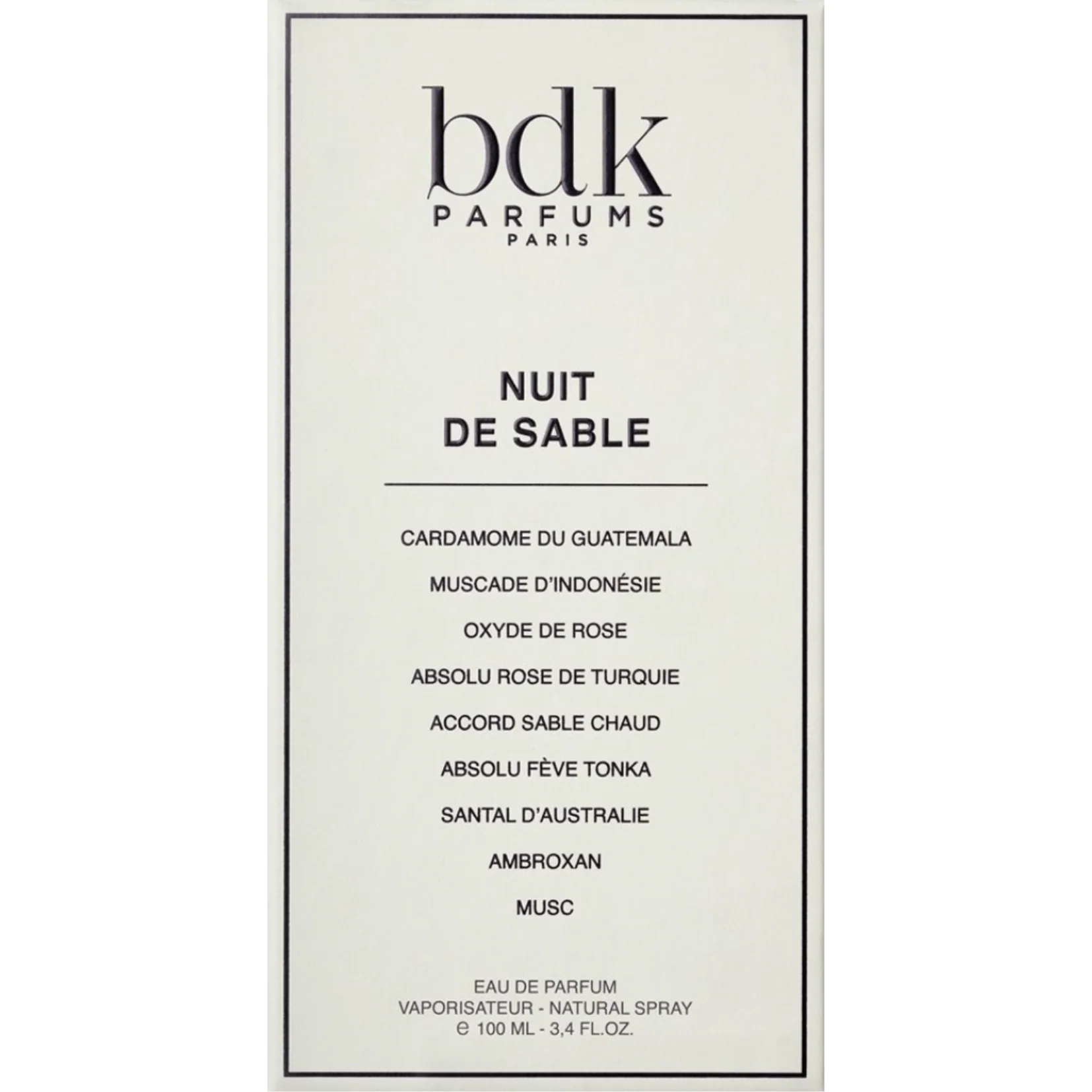 BDK Nuit de Sable Eau de Parfum for Unisex - Image 3