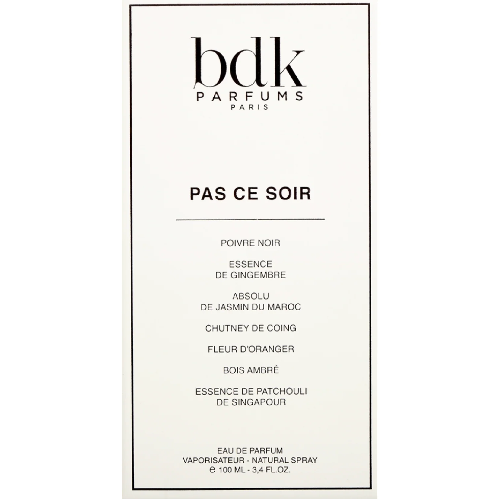 BDK Pas Ce Soir Eau de Parfum for Unisex - Image 3