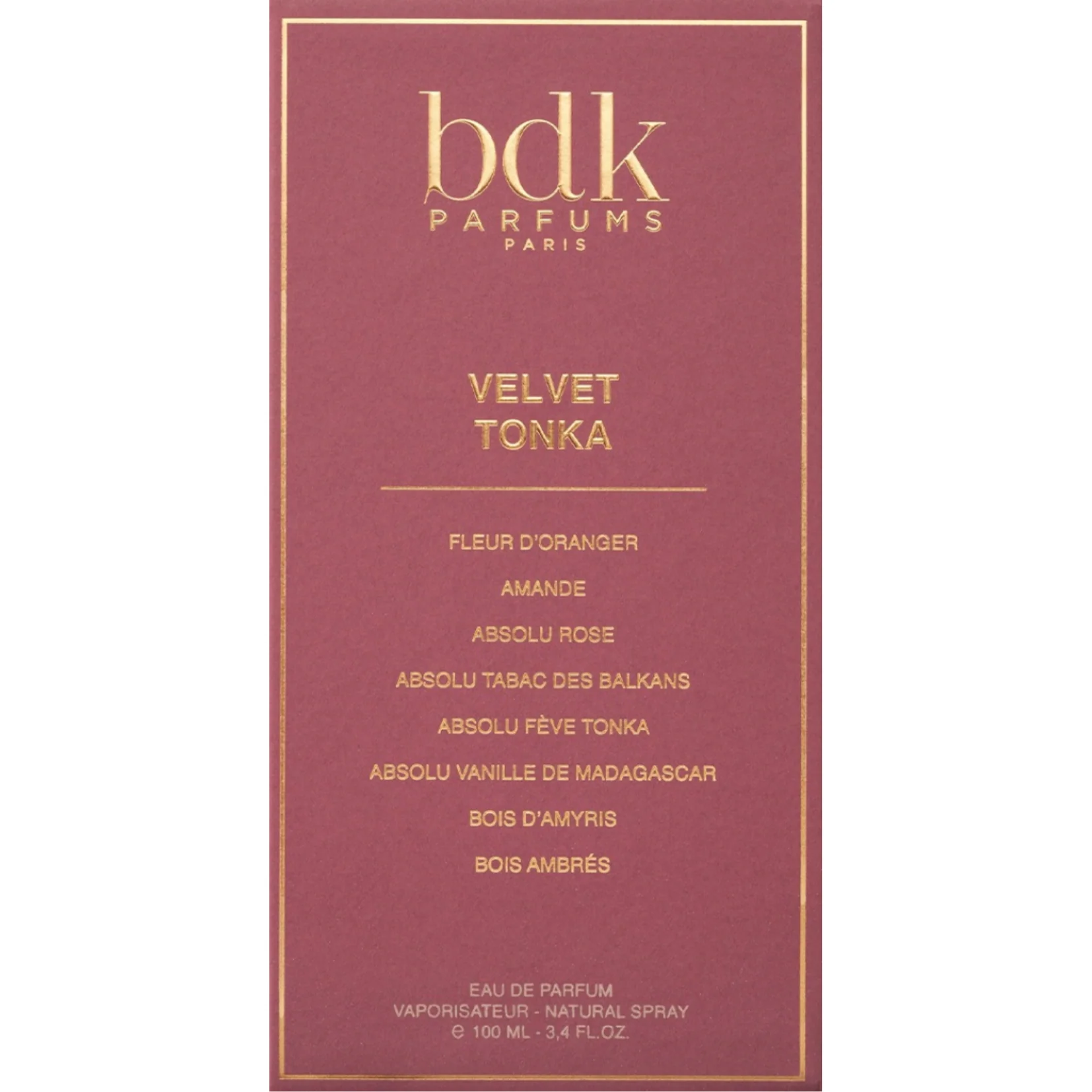BDK Velvet Tonka Eau de Parfum for Women - Image 3