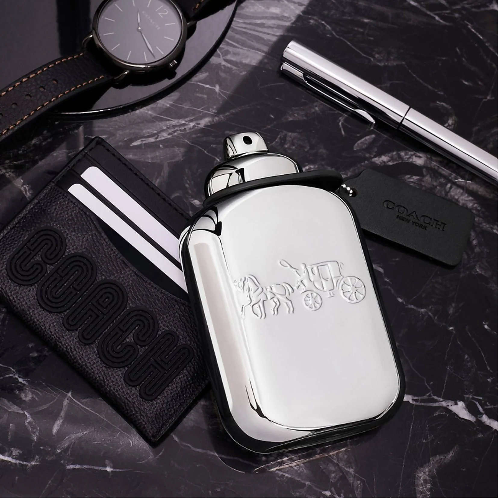 Coach New York Platinum Eau de Parfum for Men - Image 3