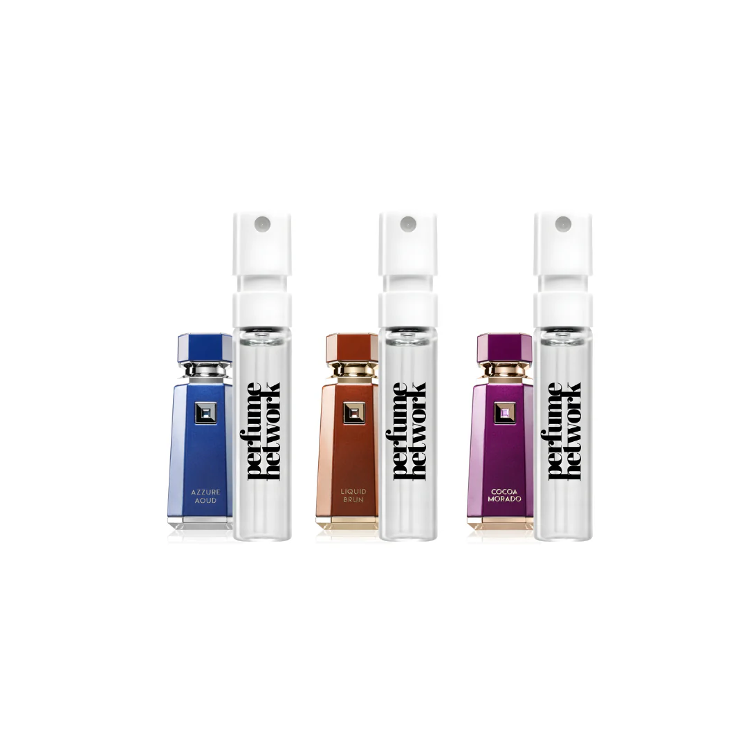 French Avenue Sampling Set( Liquid Brun, Cocoa Morado, Azzure Aoud) 3 x 1ml
