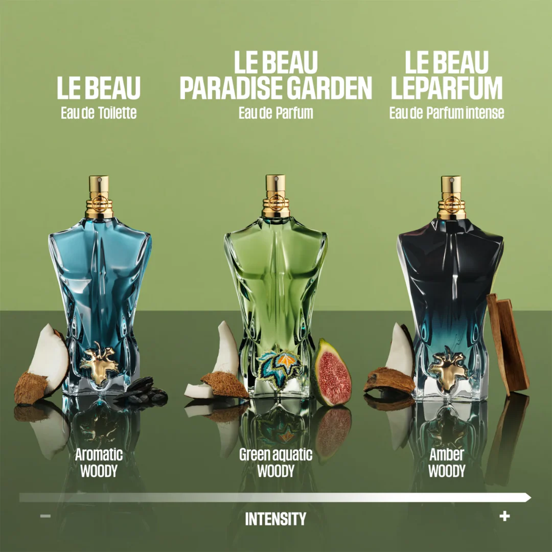 Jean Paul Gaultier Le Beau Paradise Garden Eau de Parfum for Men - Image 4