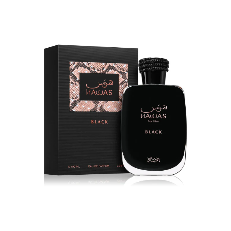 Rasasi Hawas Black Eau de Parfum for Men - Image 3