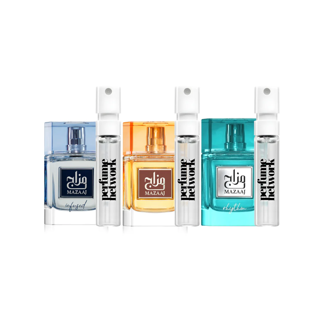 Zimaya Mazaaj Sampling Set ( Infused, Rhythm, Mazaaj) 3 x 1ml